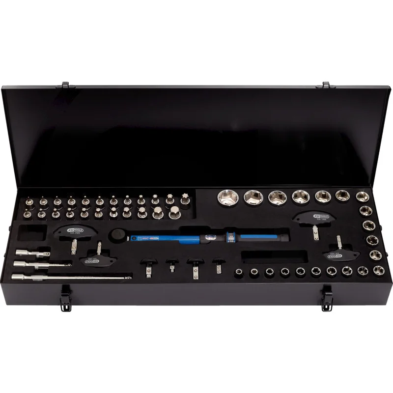 KS Tools - 5161435 - ERGOprec Torque Kit, 52pcs, 1/2 Inch, 10-100N