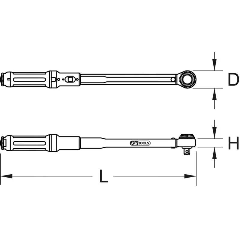 KS Tools - 5161442 - 1/2 Inch Ratchet Torque Wrench