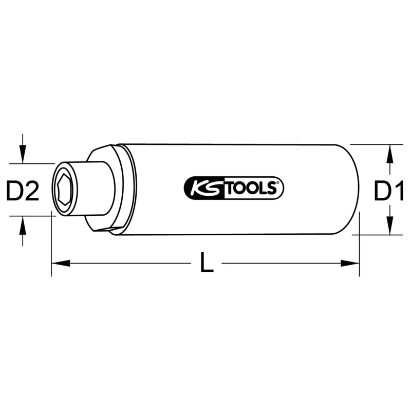 KS Tools - 5161504 - Torque Limiter, 1/4 Inch+3/8 Inch, 5-10 Nm