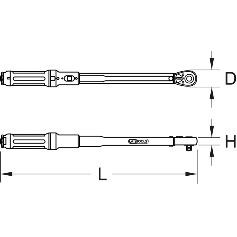 KS Tools - 5161512 - ERGOprec Torque Spanner
