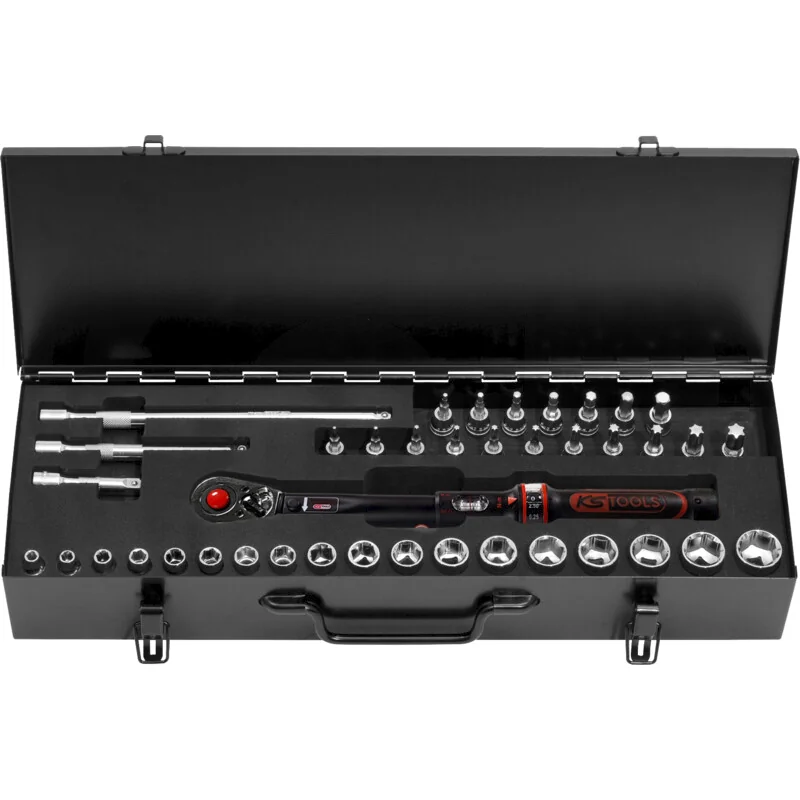 KS Tools - 5161525 - ERGOprec Torque Kit, 40pcs, 3/8 Inch, 5-50Nm