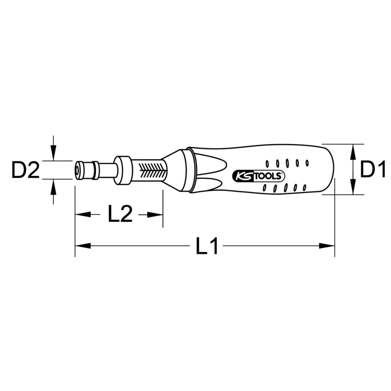 KS Tools - 5163250 - Torque Screwdriver, 1/4 Inch, 10-120cNm