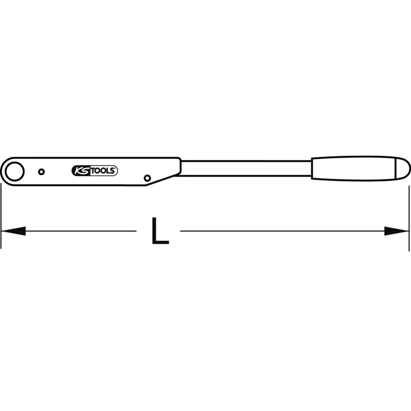 KS Tools - 5163510 - Break Back Torque Wrench, 3/8 Inch, 2.5-11Nm