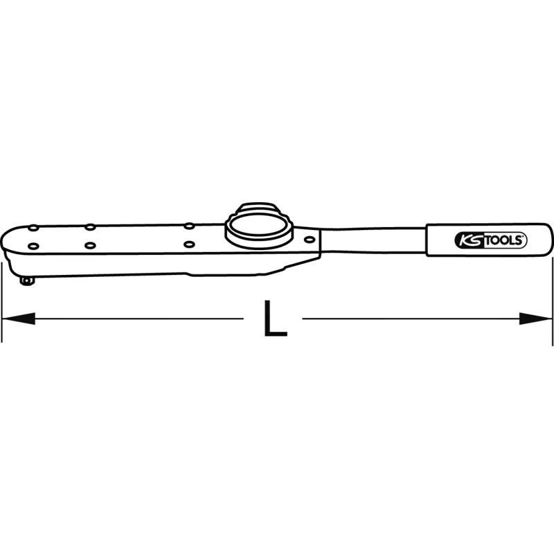 KS Tools - 5163645 - Torque Wrench, 3/4 Inch, 96-480Nm