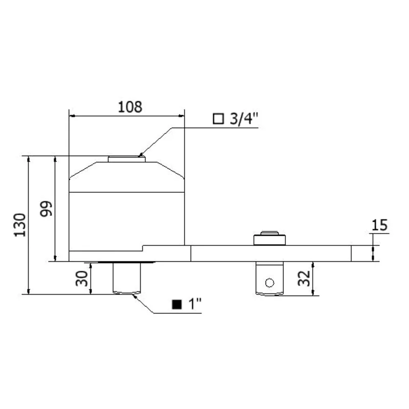KS Tools - 5163750 - 3/4 Inch Torque Multiplier 4,5:1, 3500 Nm