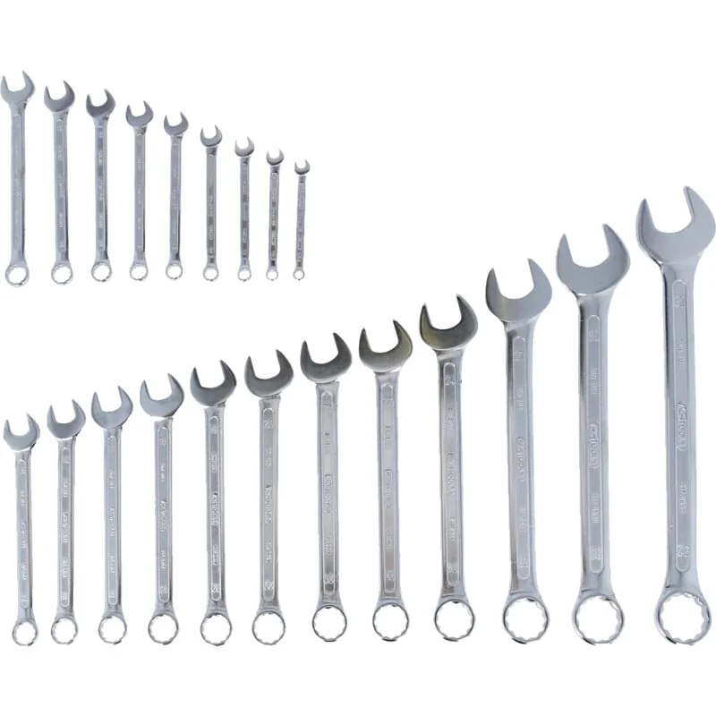 KS Tools - 5170043 - CLASSIC Combination Spanner Set, Angled