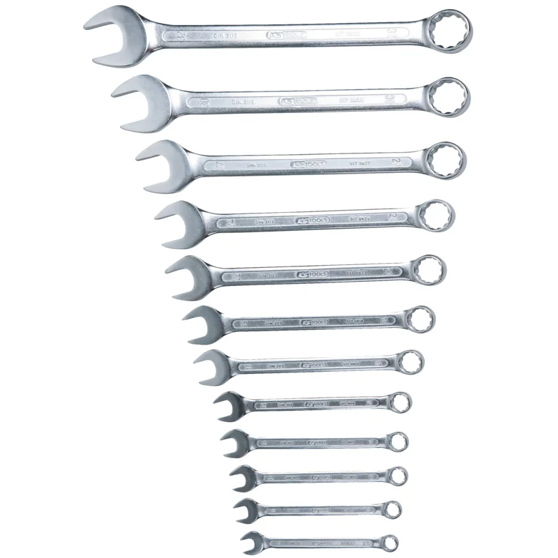 KS Tools - 5170085 - Combination Spanner Set, Angled, 12 pcs., 10-32 mm