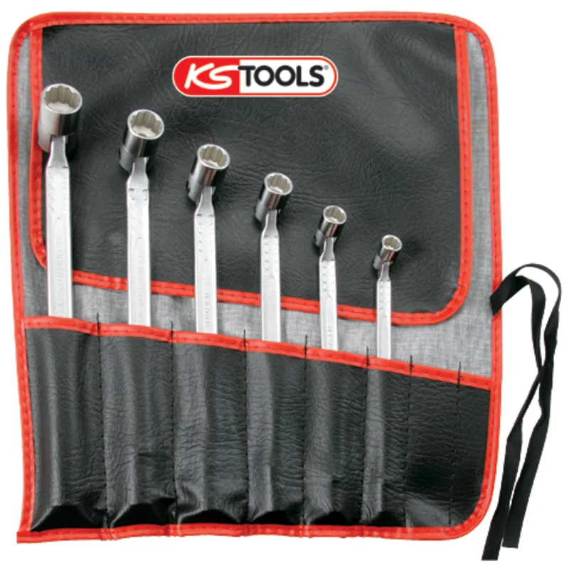 KS Tools - 5170310 - CLASSIC Double Swivel-Head Spanner Set, 6 pcs., 8x9-18x19mm