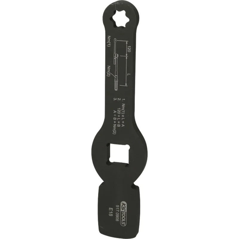 KS Tools - 5170908 - 3/4 Inch Impact TX-E Wrench With 2 Impact Faces