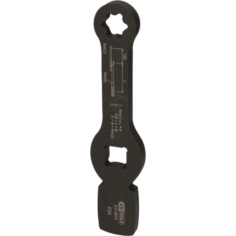 KS Tools - 5170914 - 3/4 Inch Impact TX-E Wrench With 2 Impact Faces