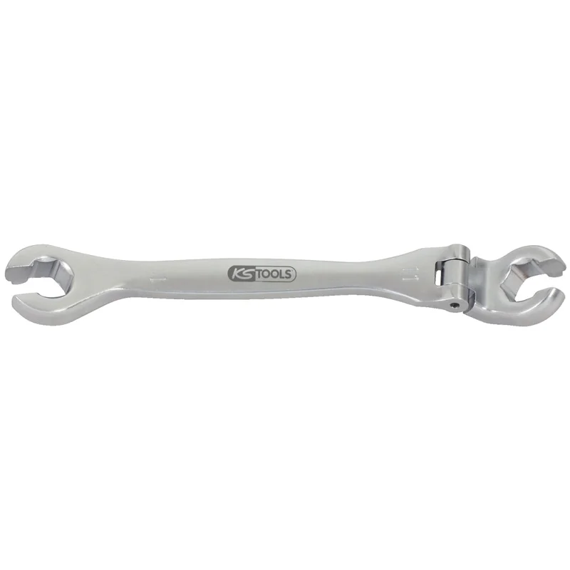 KS Tools - 5180381 - Chrome+ Flex Head Flare Nut Spanner, 11mm