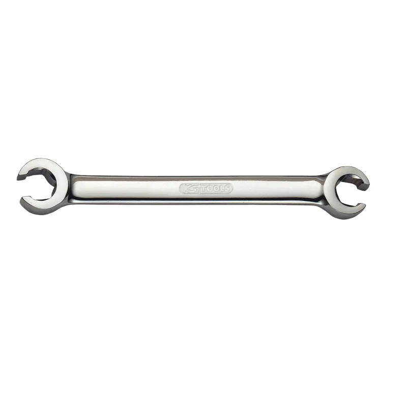 KS Tools - 5180504 - Chrome+ Flare Nut Spanner, 7/16 Inch x 1/2 Inch