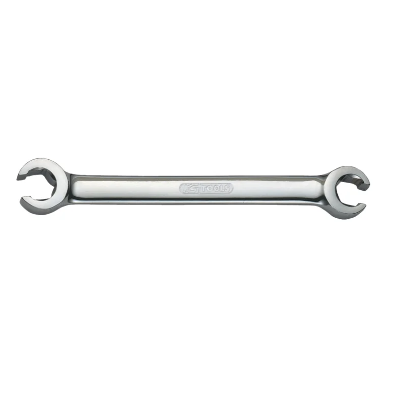 KS Tools - 5180526 - CHROMEplus® Double Ended Flare Nut Spanner, Angled, 14x17mm
