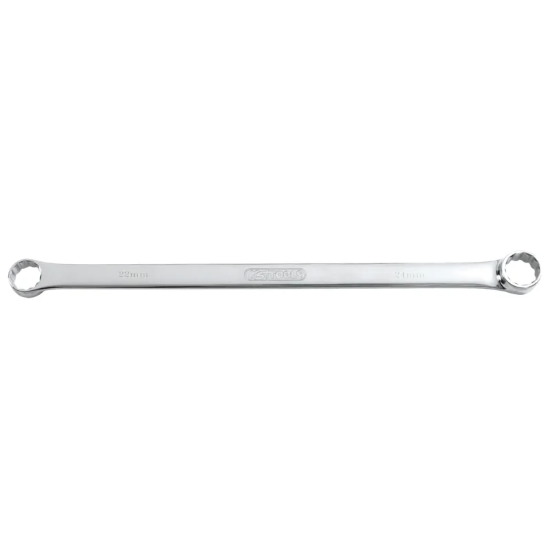 KS Tools - 5180824 - CHROMEplus® Double-Ended Ring Spanner, Extra Long, 13x15mm