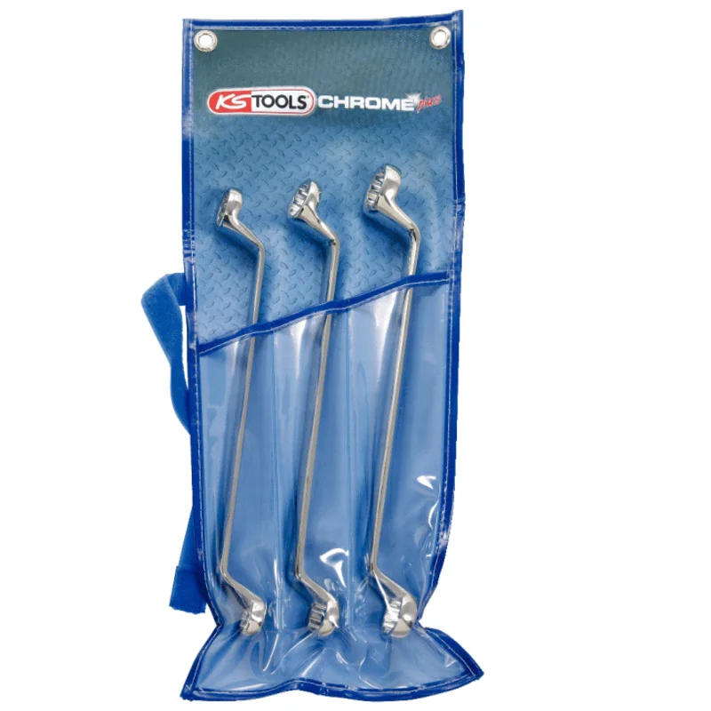 KS Tools - 5180843 - CHROME+ Ring Spanner Set, 3pcs, 21-32mm