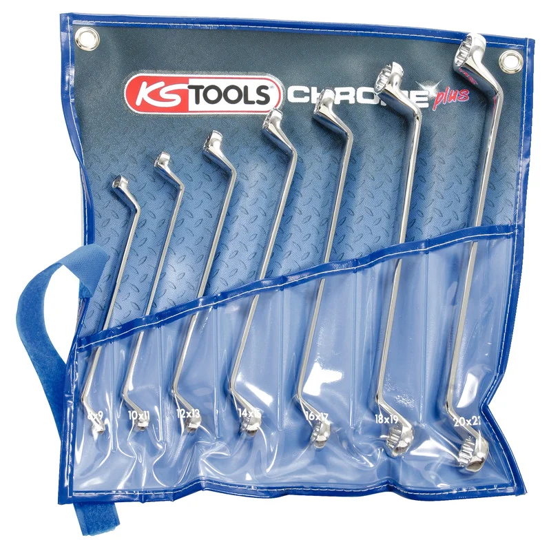 KS Tools - 5180847 - CHROME+ Ring Spanner Set, 7pcs, 8-22mm