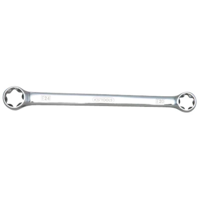 KS Tools - 5180861 - CHROMEplus® TX-E Double Ring Spanner, E6xE8