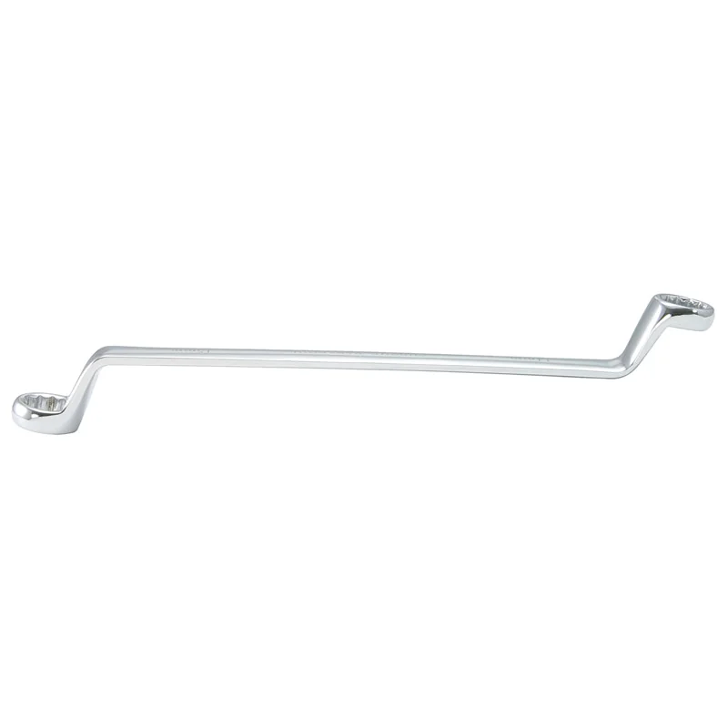 KS Tools - 5183107 - CHROMEplus® Double-Ended Ring Spanner, Cranked, 11/16 Inch x3/4 Inch