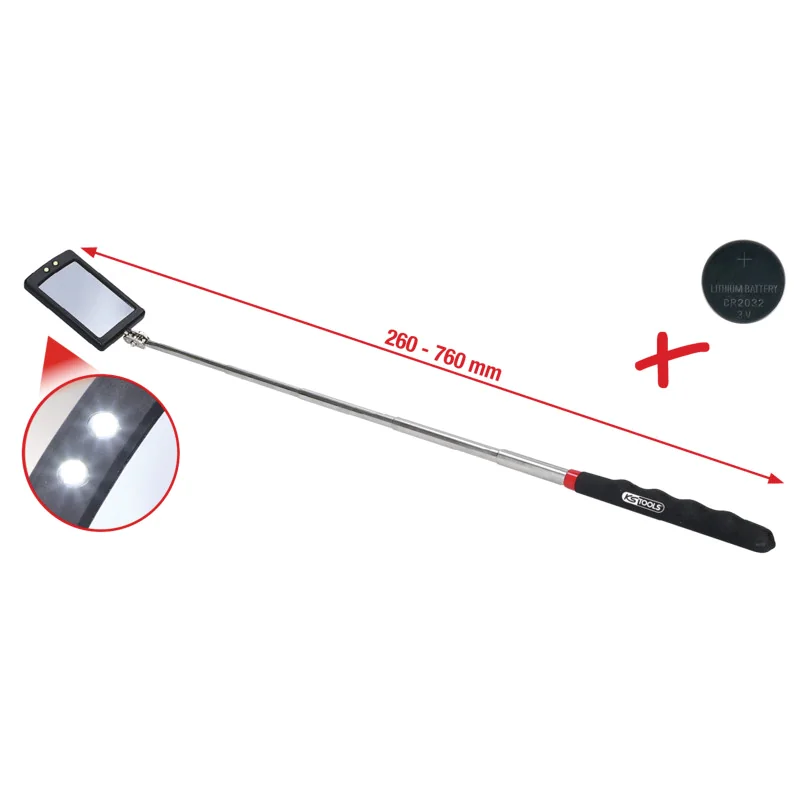 KS Tools - 5501136 - Flexible Inspection Mirror With Illumination