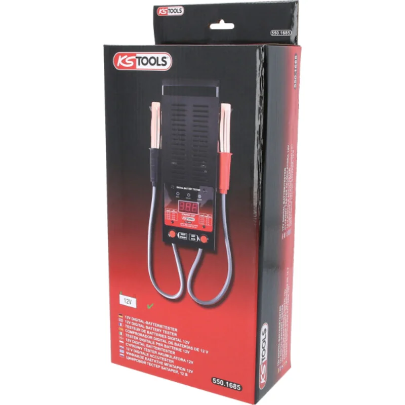 KS Tools - 5501685 - Battery Tester, Digital, 12V