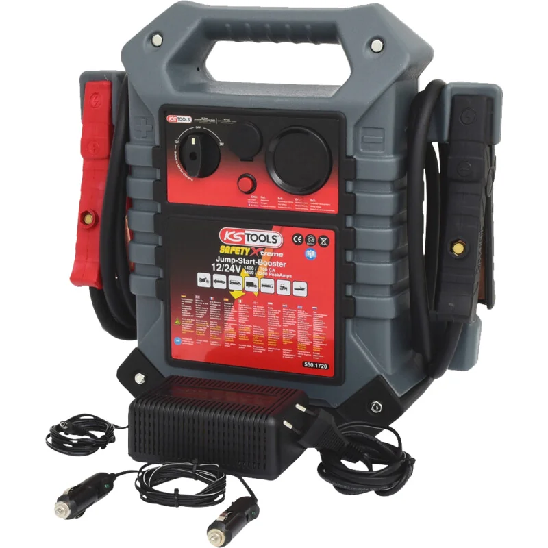 KS Tools - 5501720 - Battery Booster 12/24 V, 1400 - 700 A