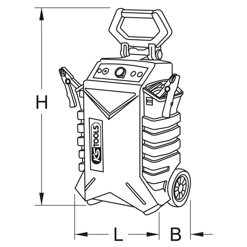 KS Tools - 5501725 - Booster 12/24 V, 3400 A