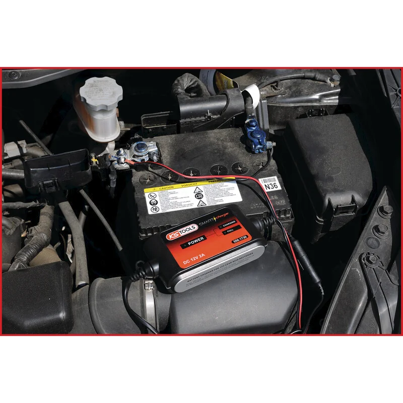 KS Tools - 55017302 - SMARTcharger Quick Contact Cable with 2 Ring Eyelets