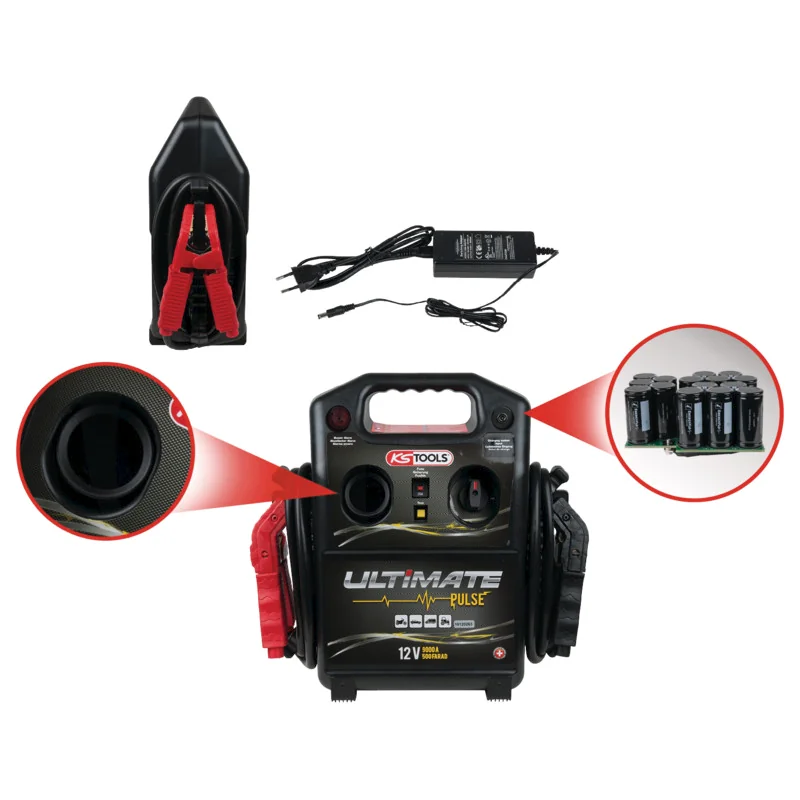 KS Tools - 5501840 - 12V Booster - Mobile Jump Starter 1800A