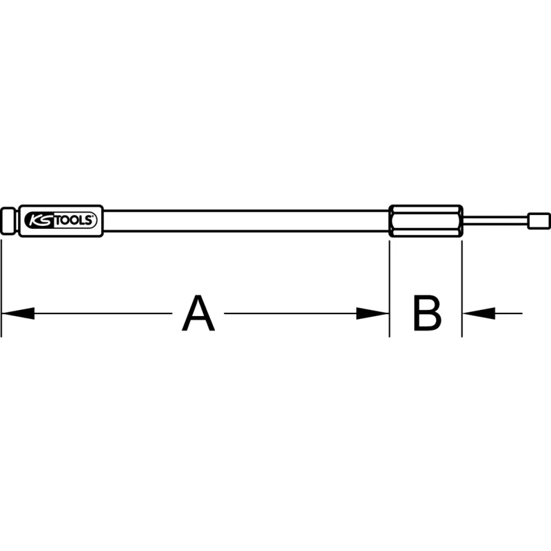 KS Tools - 6150002 - Puller Hydraulic Screw, 13mm