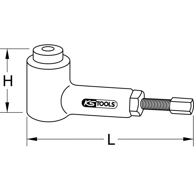 KS Tools - 6400165 - Hydraulic Press, 15 t