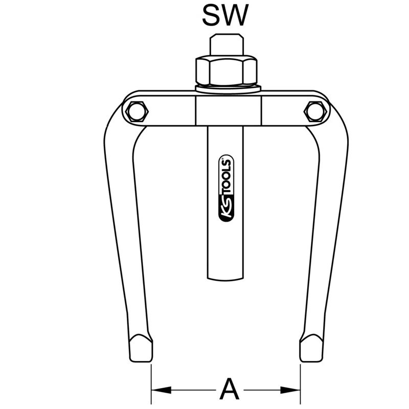 KS Tools - 6600603 - Double Ended Support, 60-130mm