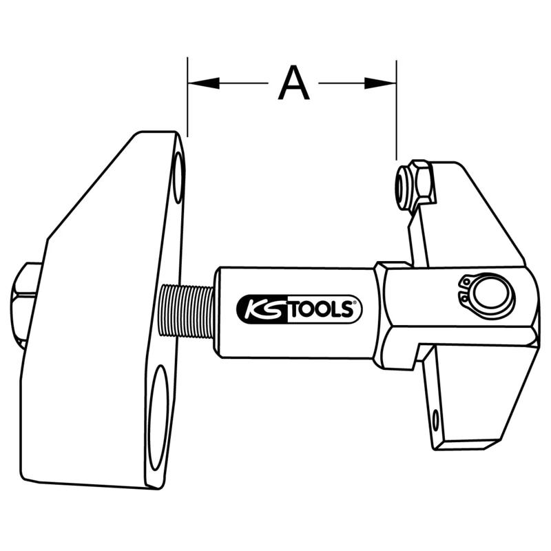 KS Tools - 6700076 - Clamping Screws Ejector Without Spindle