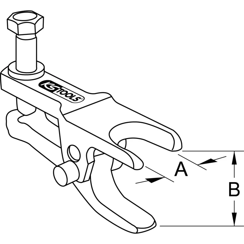 KS Tools - 6700121 - Ball Joint Separator, 50mm