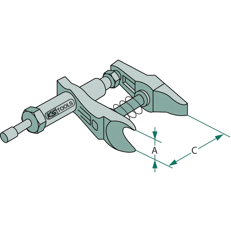 KS Tools - 6700141 - Hydraulic Universal Ball Joint Driver, 3