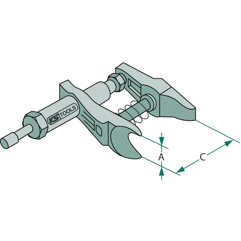 KS Tools - 6700161 - Universal Ball Joint Extractor, 45 mm