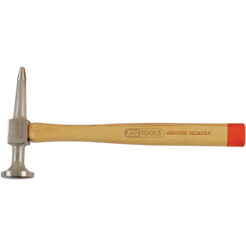 KS Tools - 7001489 - Aluminium Bodywork Pick Hammer Curved Head, Round/Tip