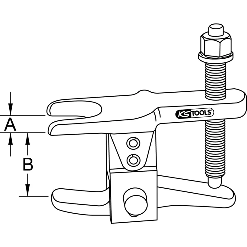 KS Tools - 7005615 - Ball Joint Separator, 23-110mm