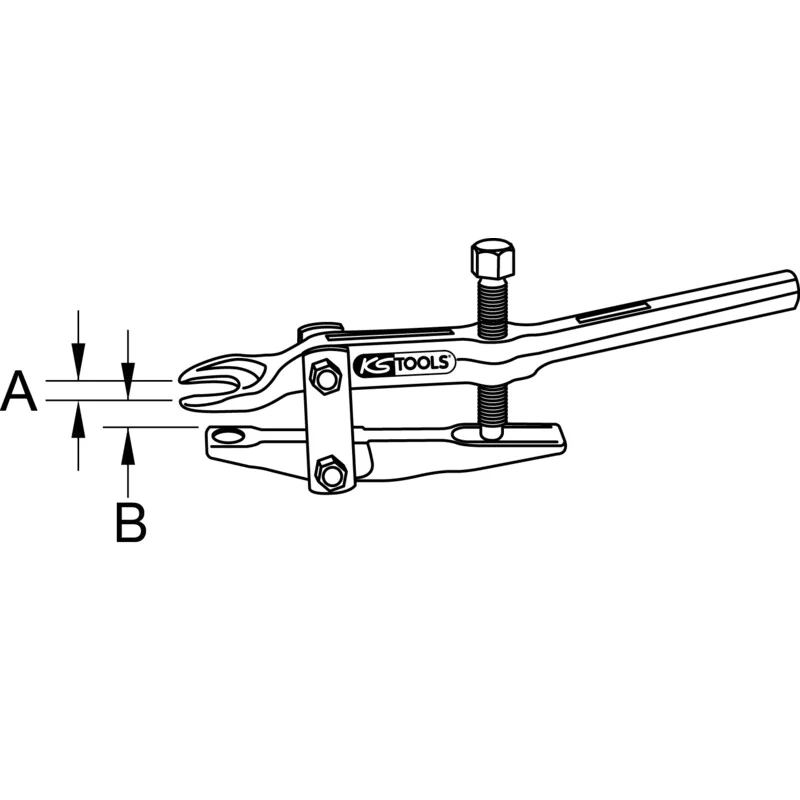 KS Tools - 7005620 - Ball Joint Separator, Extra Slim, 18mm