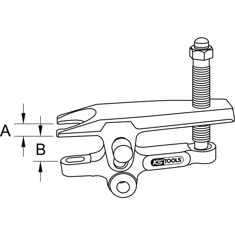 KS Tools - 7005630 - Ball Joint Separator, 4 Stage Adjustable
