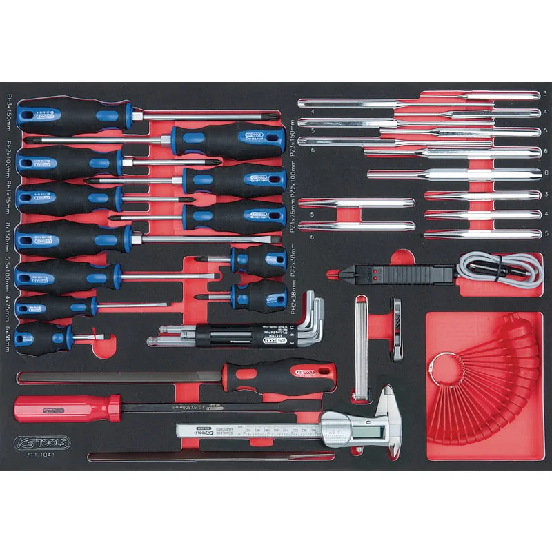 KS Tools - 7111041 - Screwdriver And Measuring Instrument Set