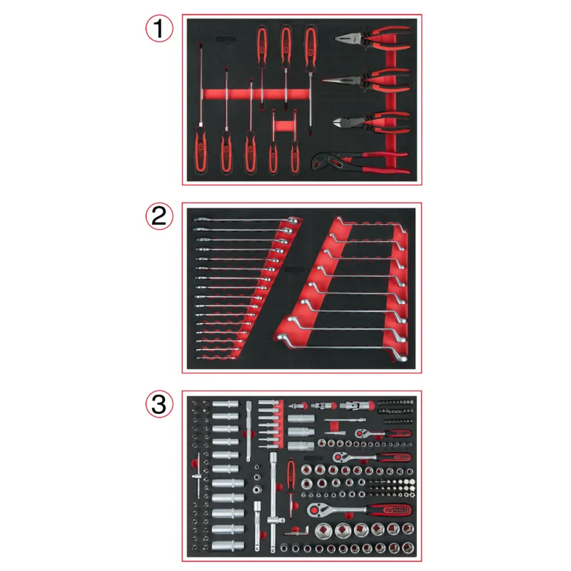 KS Tools - 7130215 - System Insert Set, Premium, 215 Pcs.