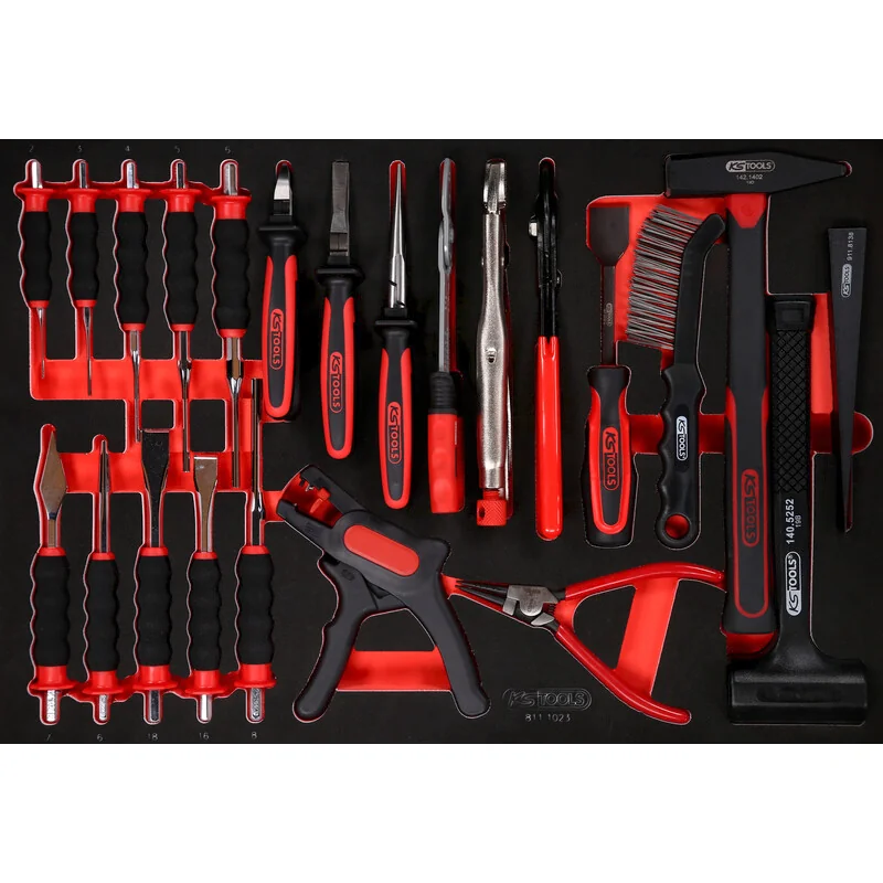KS Tools - 8110033 - Inlay Pliers, Hammer, Chisel