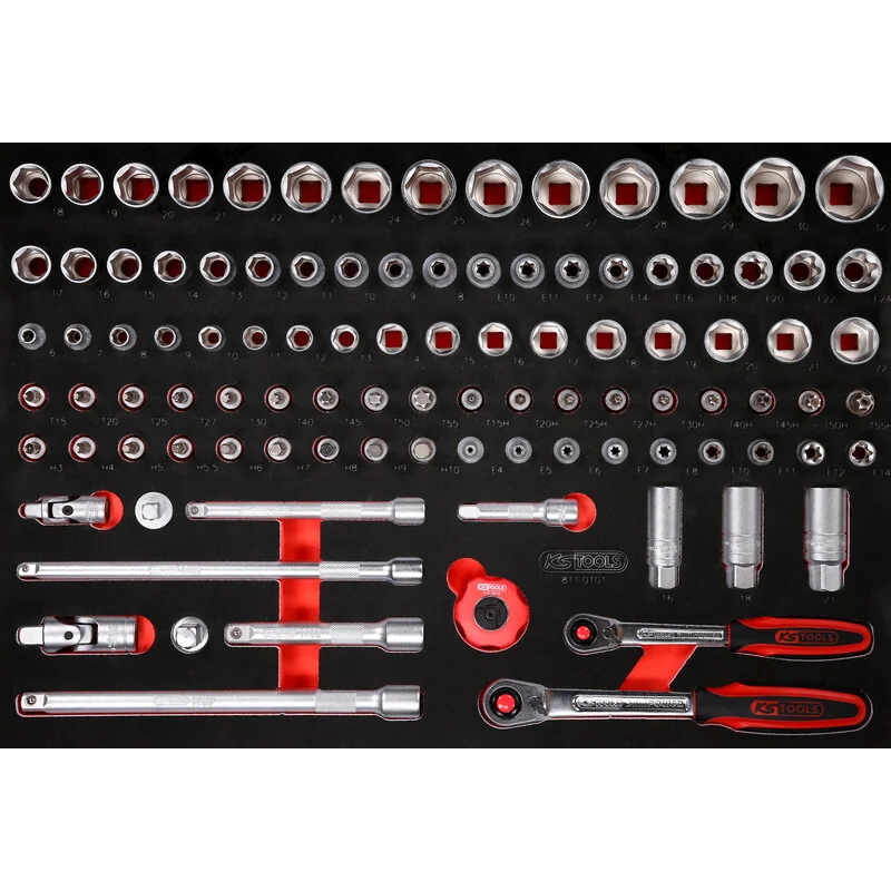 KS Tools - 8110101 - Inlay Pliers, Hammer And Chisel