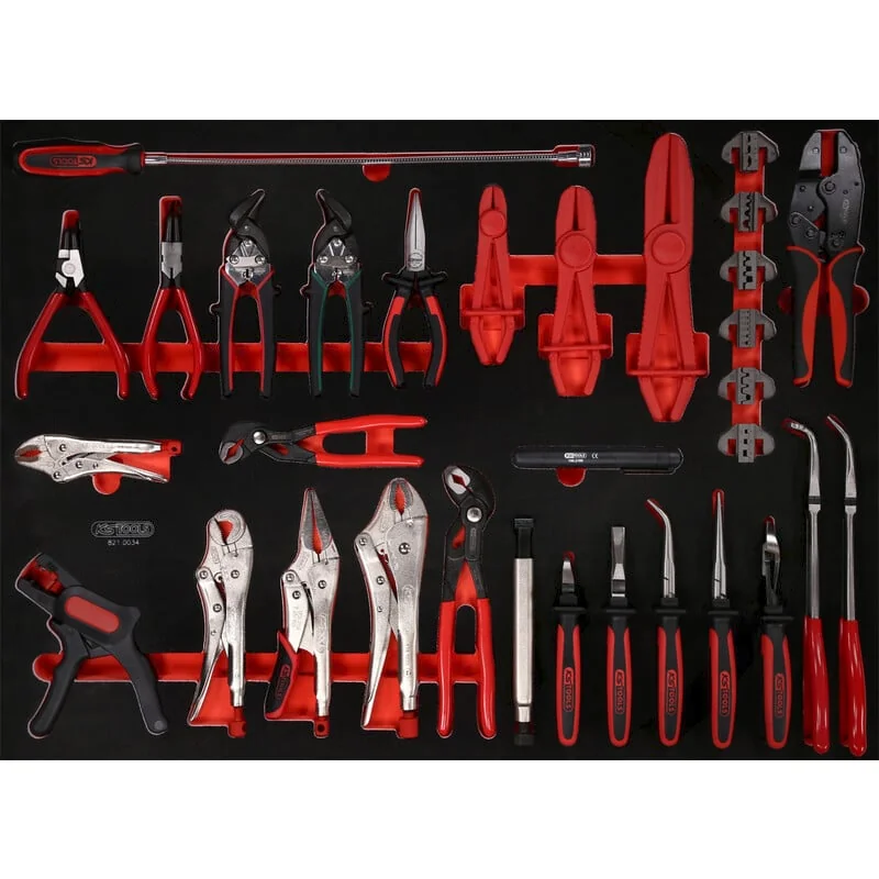 KS Tools - 8210034 - Tool Set Pliers