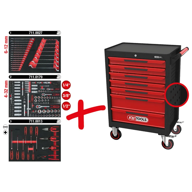 KS Tools - 8977215 - Workshop Trolley ECOline Black