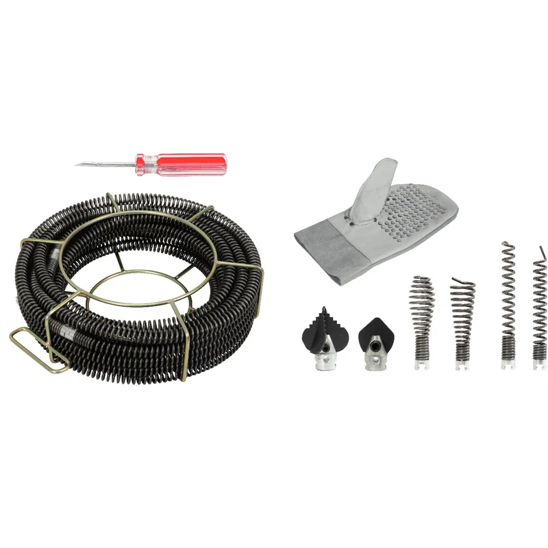 KS Tools - 9001923 - Drain Cleaner Spring Set, 14pcs, Diameter 22mm
