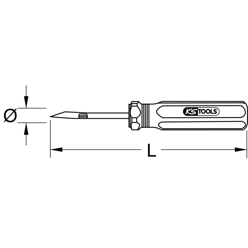 KS Tools - 9002101 - Springs Separation Key, For 22 And 32mm