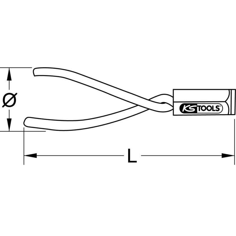 KS Tools - 9006035 - Fork Screw, Diameter 40mm