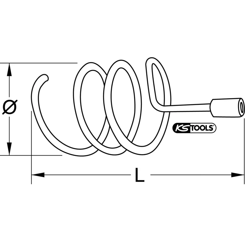 KS Tools - 9006036 - Worm Screw, Diameter 100mm