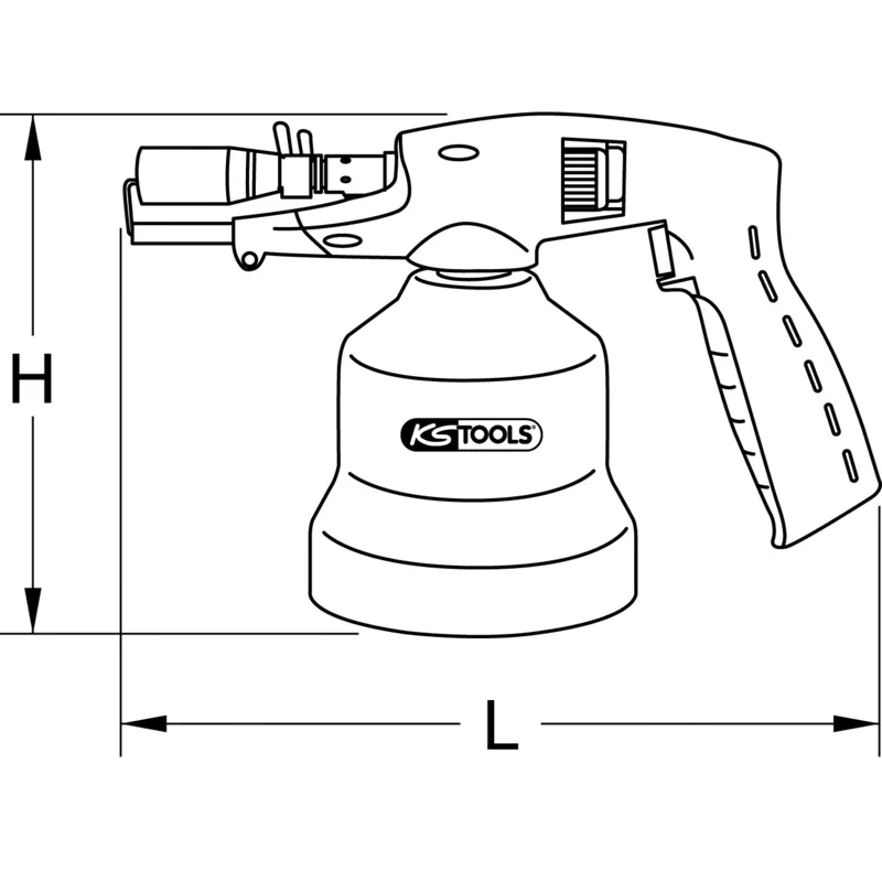 KS Tools - 9035905 - Cartridge Soldering Tool, Piezo Ignition